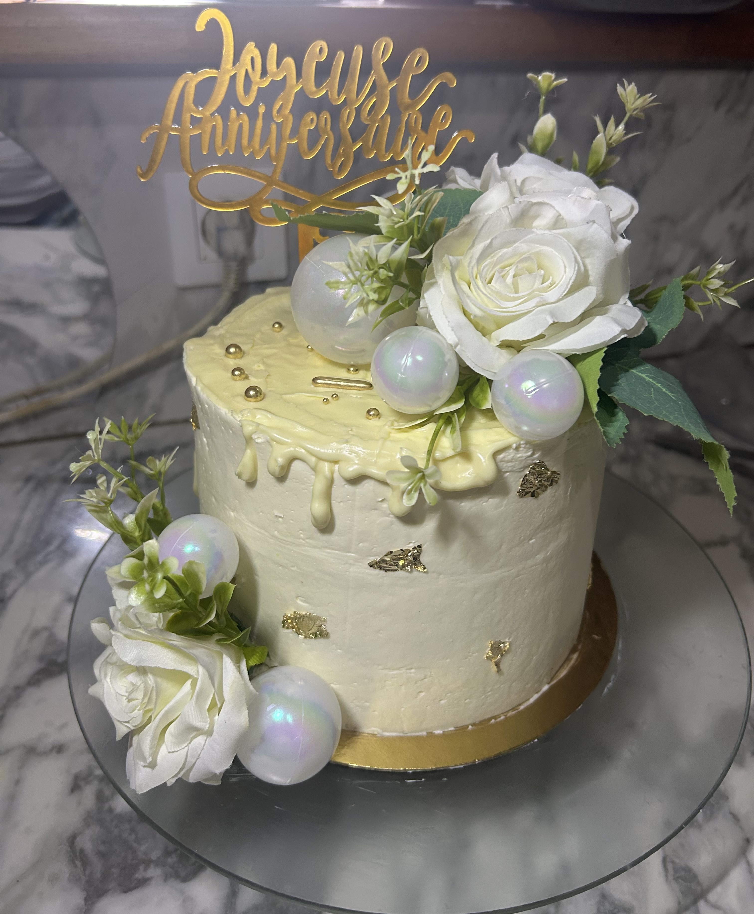 Layercake chocolat blanc